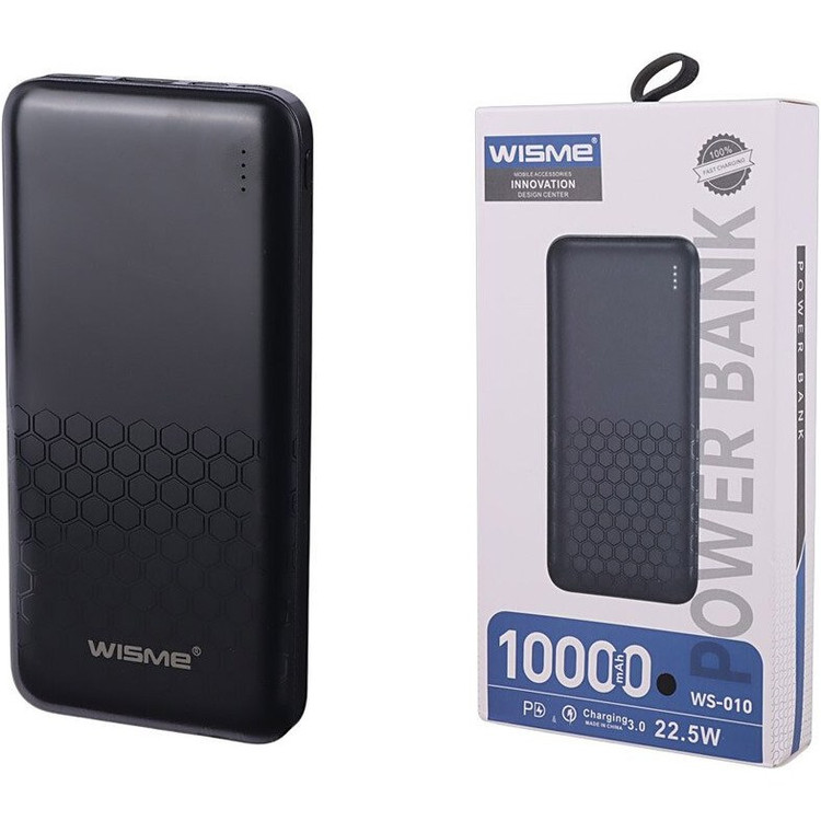 پاوربانک 10هزار فست شارژ wisme 22.5w وکیوم