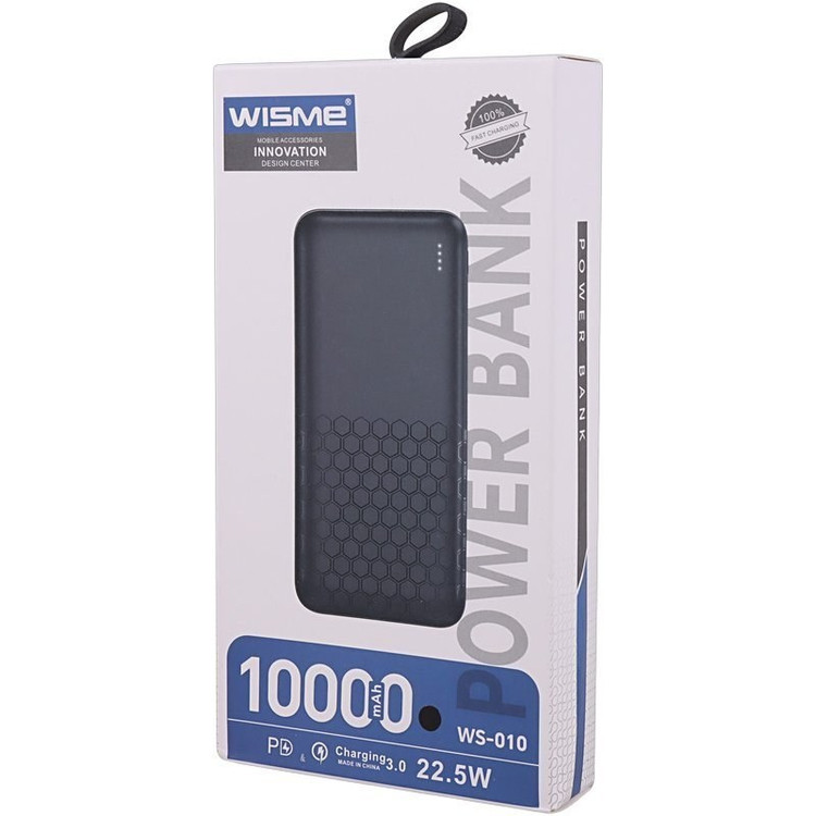 پاوربانک 10هزار فست شارژ wisme 22.5w وکیوم