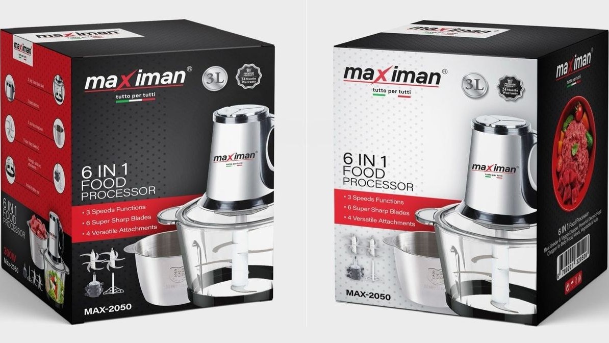خردکن ۲کاسه مکسیمان max_2050
