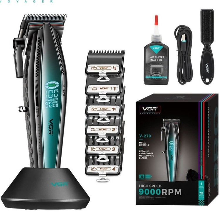 ماشین اصلاح وی جی آر مدل V-270 با تیغه سرامیک