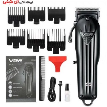ماشین اصلاح وی جی آر مدل V-282 با تکنولوژی برش مستقیم و ضد آب