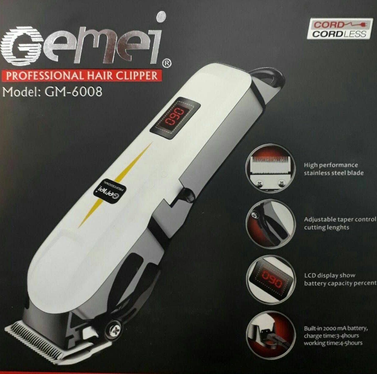 ماشین اصلاح جیمی مدل GM-6008