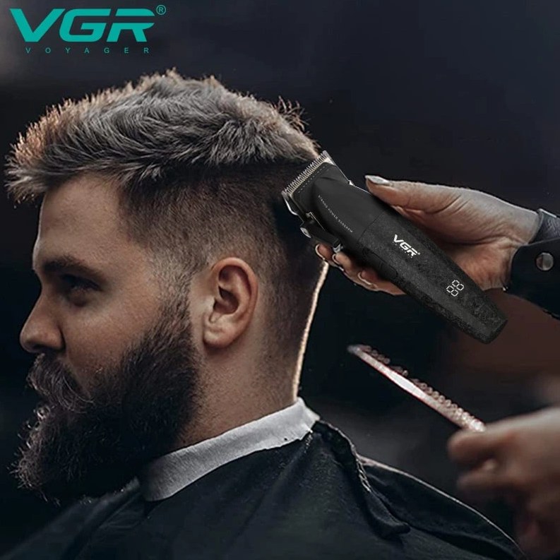 ماشین اصلاح وی جی آر مدل VGR V-640 با تیغه سرامیک و برش مستقیم