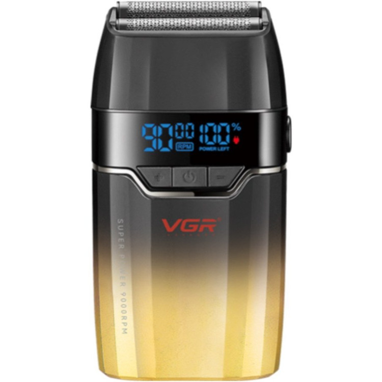 ماشین اصلاح وی جی آر مدل V-308 با تیغه تیتانیوم و برش خطی