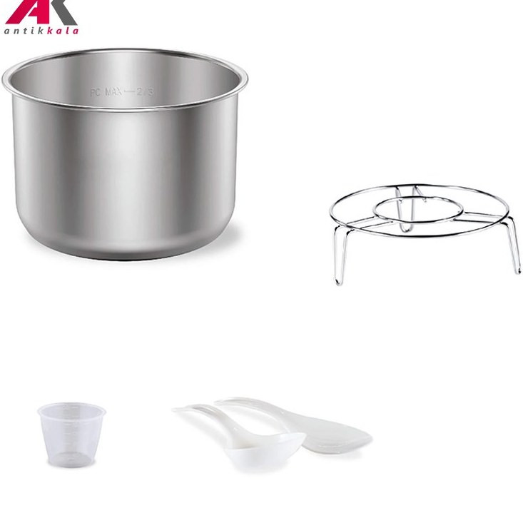 مولتی کوکر نوتریکوک مدل SP208K ظرفیت ۸ لیتر استیل ضد زنگ چند کاره
