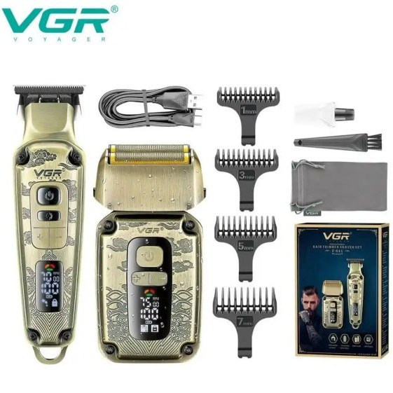 ماشین اصلاح وی جی آر مدل V641 با تکنولوژی برش مستقیم و ضد آب