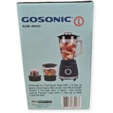 مخلوط کن گوسونیک مدل GSB4600 ظرفیت ۱.۵ لیتر ۳ کاره ۴ سرعته
