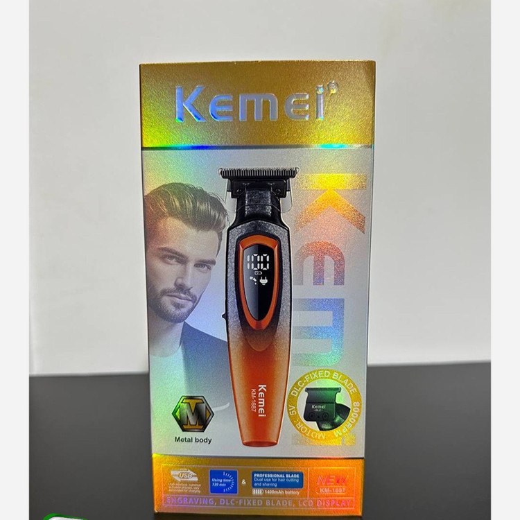 ماشین اصلاح کیمی مدل KM-1687 با تیغه سرامیک و برش مستقیم