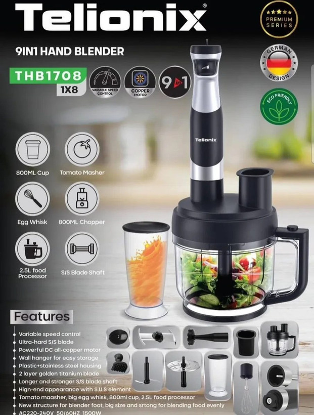 گوشت کوب برقی تلیونیکس مدل THB1708 چند کاره
