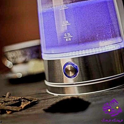 چای ساز ویداس مدل VIR-2079 ظرفیت ۲ لیتر با کتری شیشه‌ای