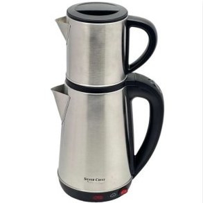 چای ساز روهمی سیلور کرست مدل SC-S589S ظرفیت ۲.۳ لیتر با کتری استیل
